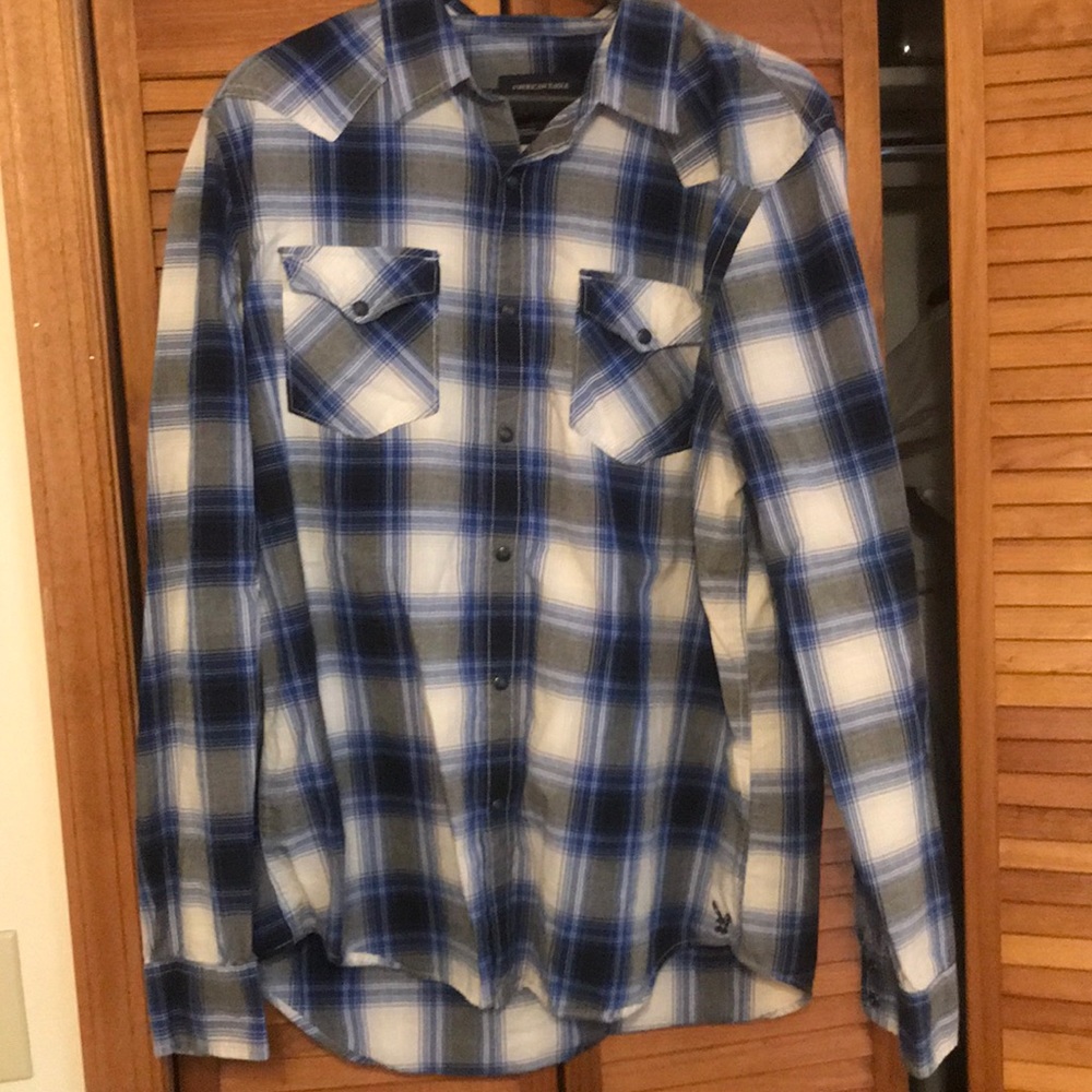 Mens american eagle button up